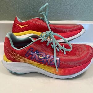Hoka Mach X 10D Mens Cerise Cloudless